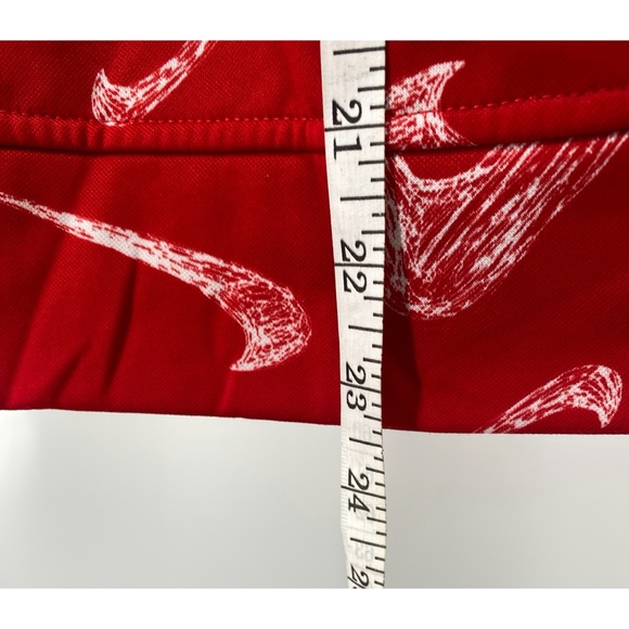 Nike Dri-Fit  Red Long Sleeve Big Kid Pull Over w/ Front Pocket w/ Hood - Picture 3 of 8